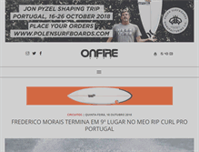 Tablet Screenshot of onfiresurfmag.com